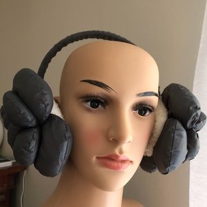 Uniquely designed, oversized earmuffs, like new